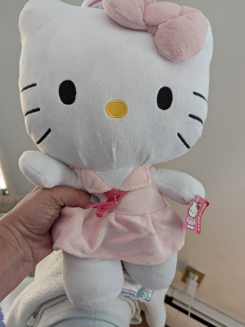 17" Hello Kitty Pink Bow Plush Doll - Soft Kids Toy